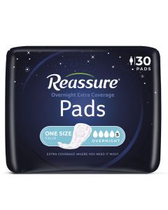 Reassure Extra Coverage Pad, Overnight